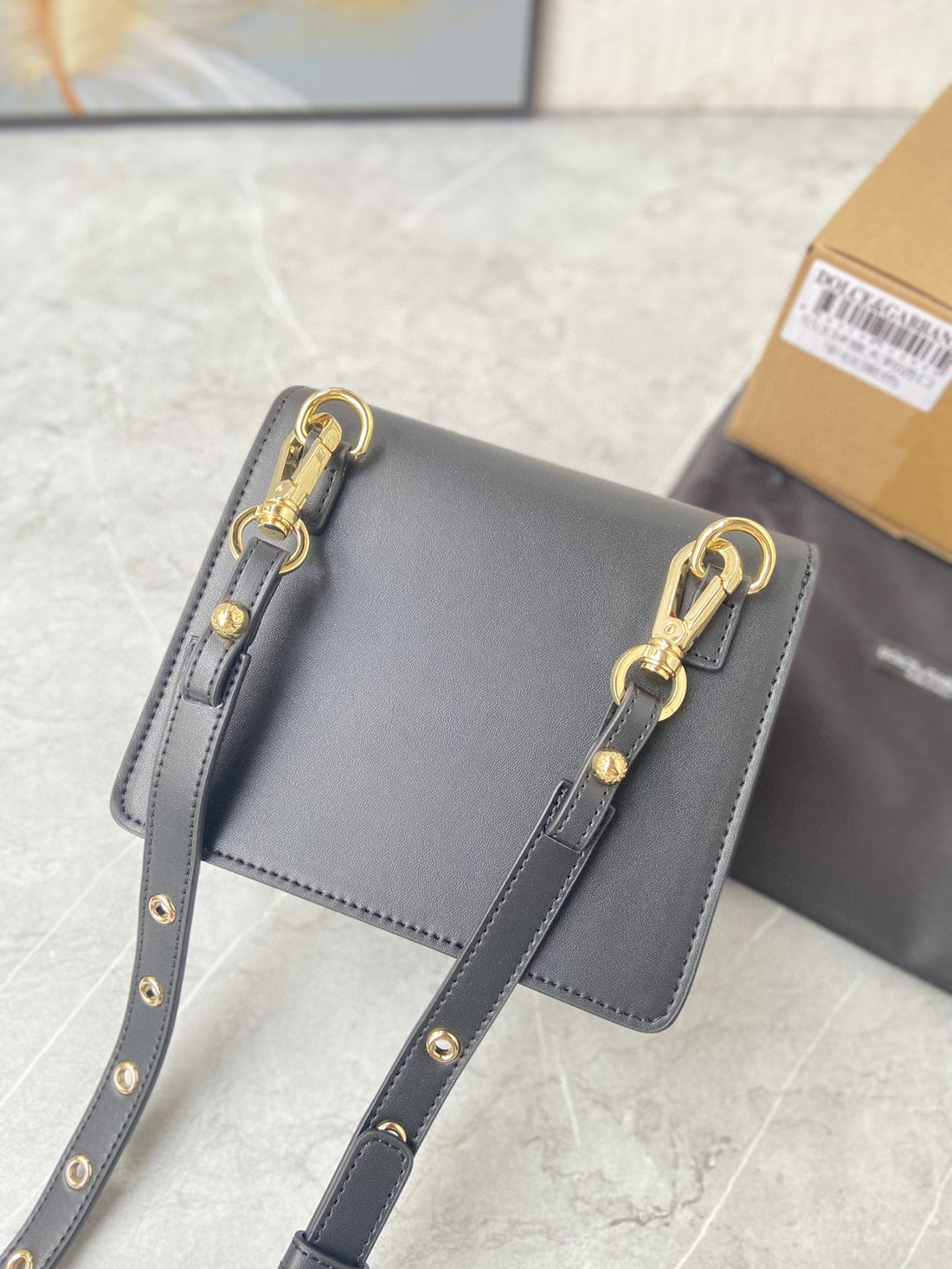 DG Crossbody 3.5 Bag Grey For Womtlm 6.9in/18cm DG