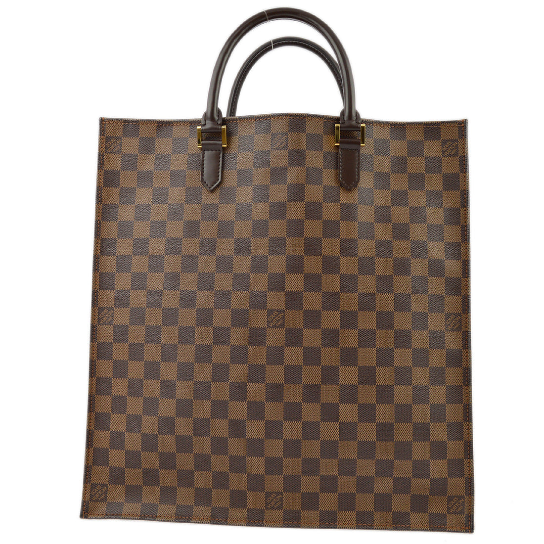 Louis Vuitton 2004 Damier Sac Plat HandBag N51140