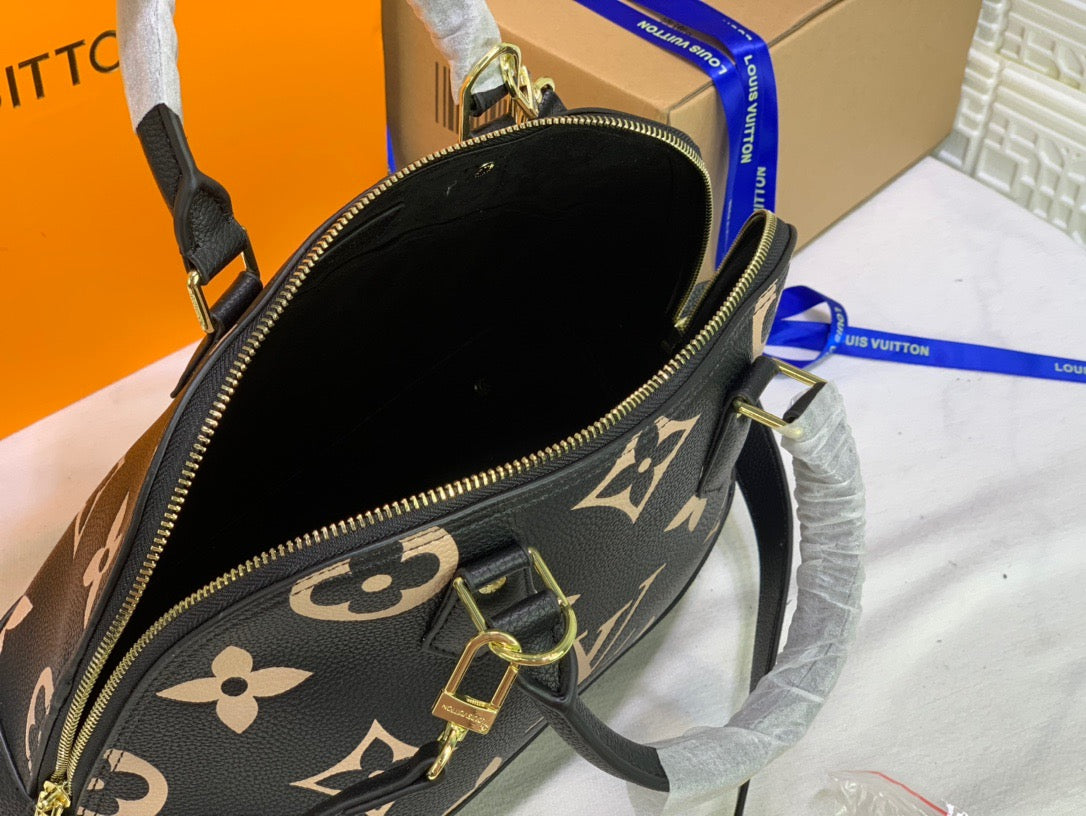 LV Neo Alma PM Monogram Empreinte Black/Beige For Womtlm,  Shoulder And Crossbody Bags 13.8in/35cm LV