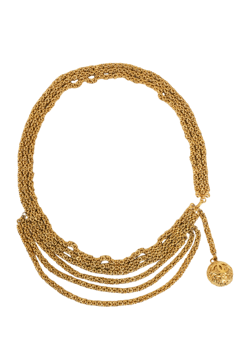 Ceinture dor�e Chanel