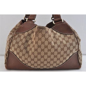 Gucci 'Charlotte' brown Guccissima XL satchel w chrome G