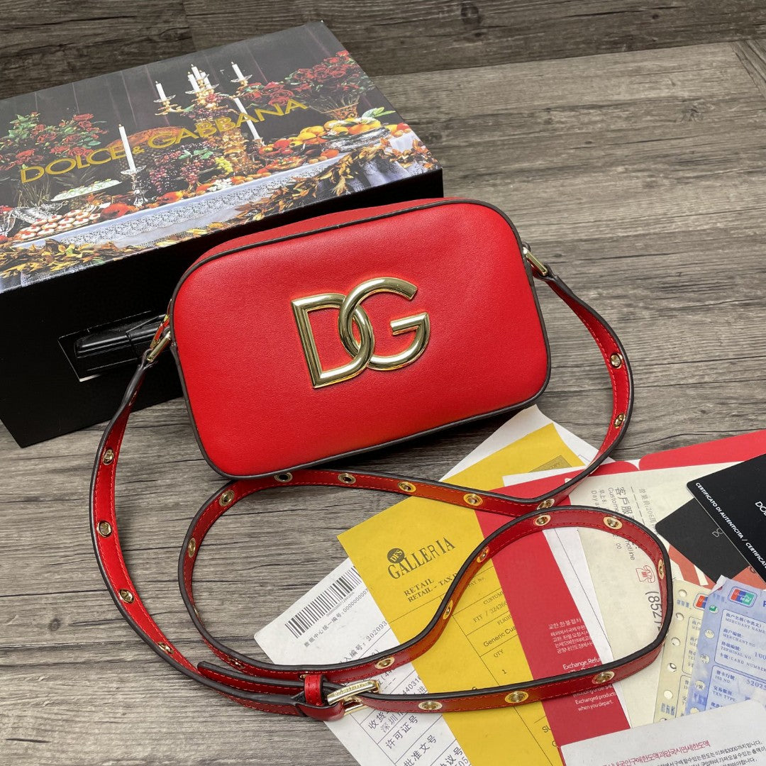 DG Crossbody 3.5 Bag Red For Womtlm 7.5in/19cm DG 