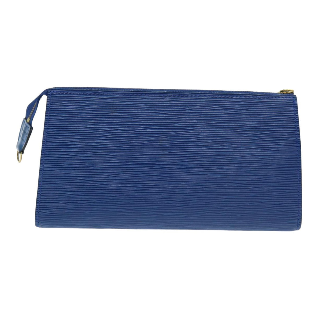 LOUIS VUITTON Epi Pochette Accessoires Pouch Blue M52985 LV Auth 80213