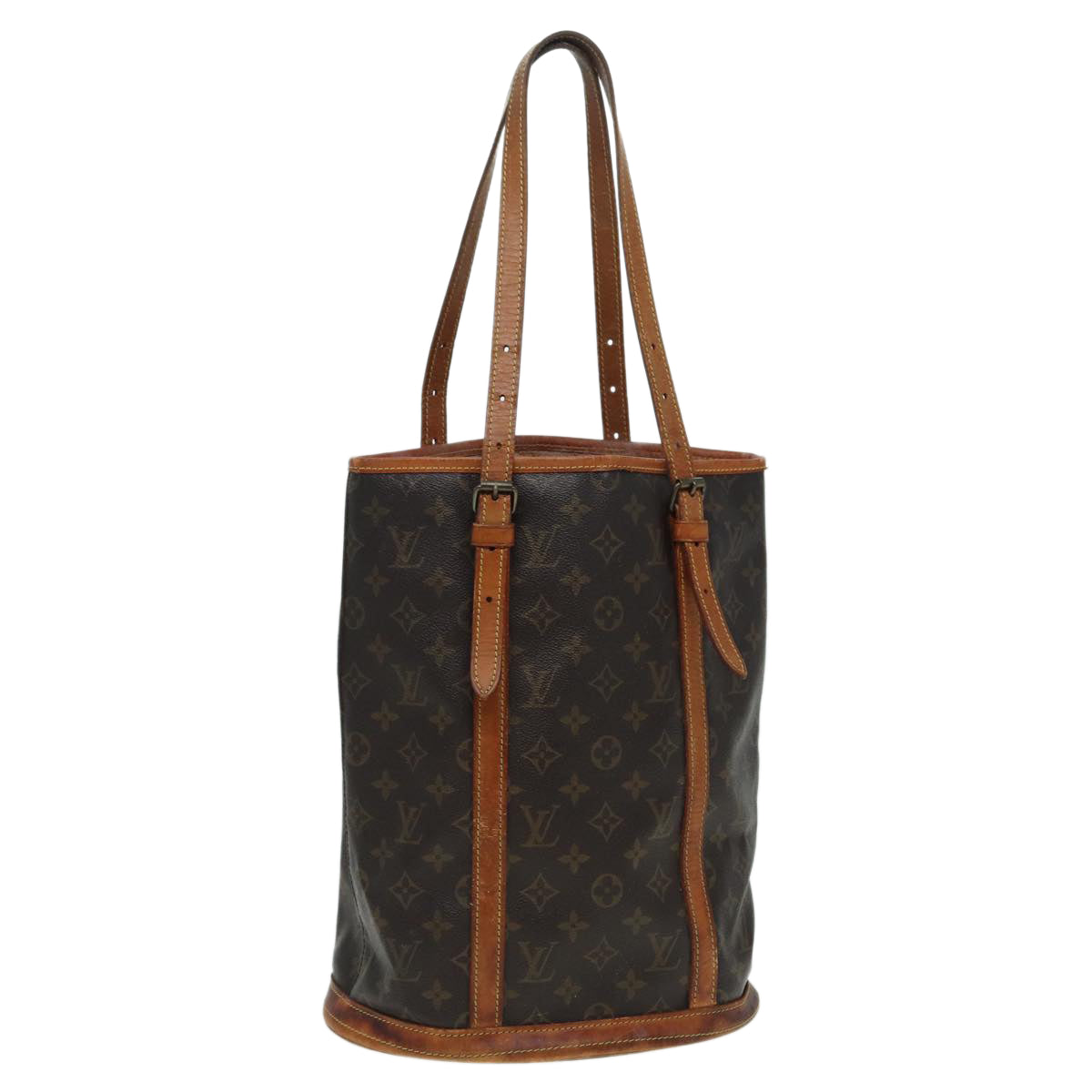 LOUIS VUITTON Monogram Bucket GM Shoulder Bag M42236 LV Auth 80217