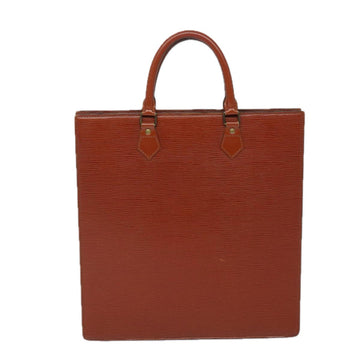 LOUIS VUITTON Epi Sac Plat Hand Bag Brown M52073 LV Auth 80274