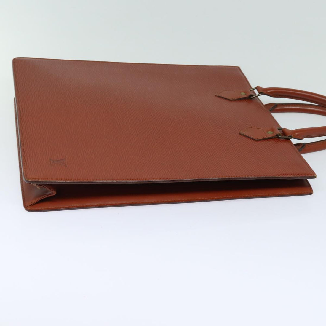 LOUIS VUITTON Epi Sac Plat Hand Bag Brown M52073 LV Auth 80274