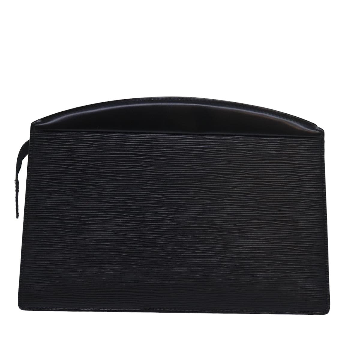 LOUIS VUITTON Epi Trousse Crete Pouch Black M48402 LV Auth 80289