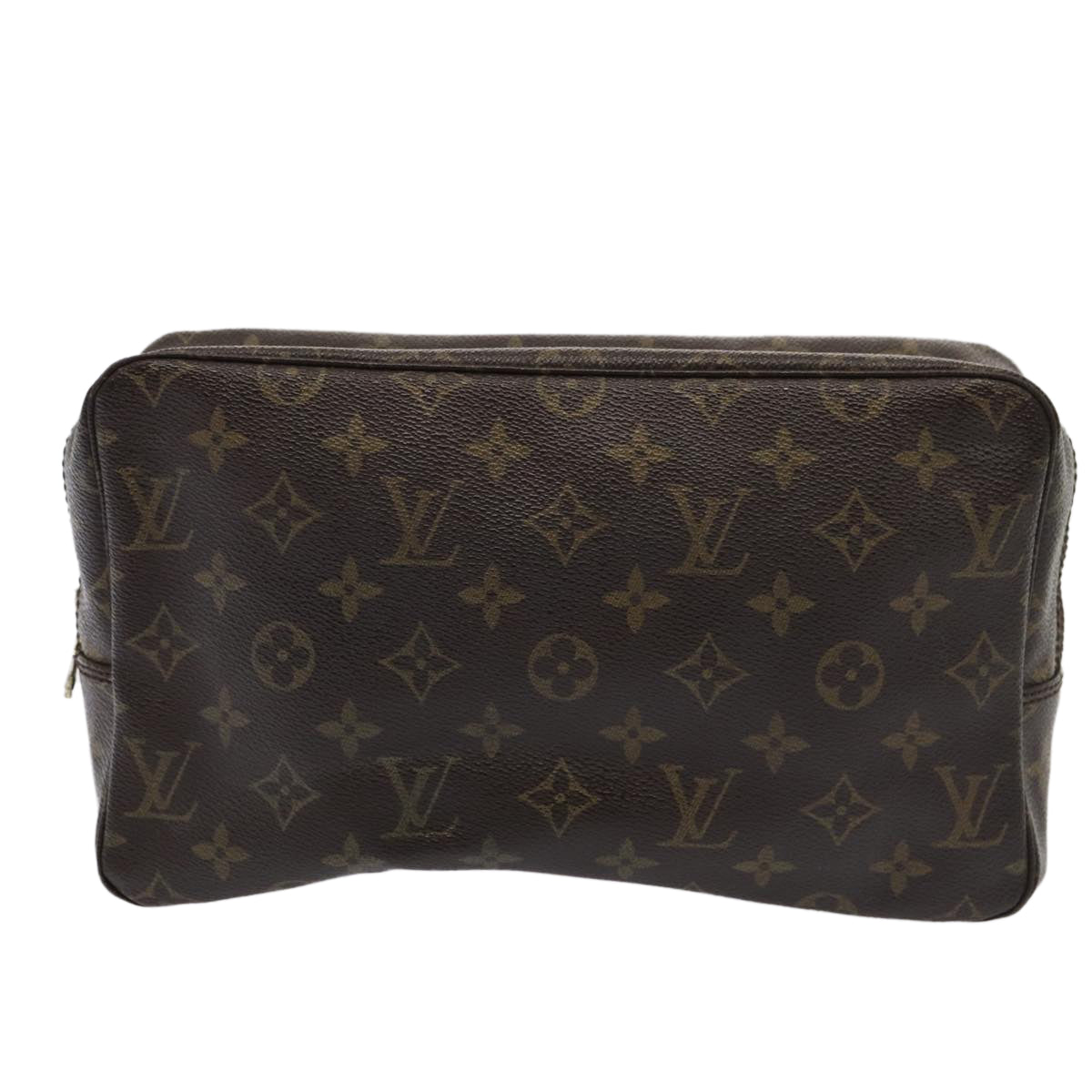 LOUIS VUITTON Monogram Trousse Toilette 28 Clutch Bag M47522 LV Auth 80294