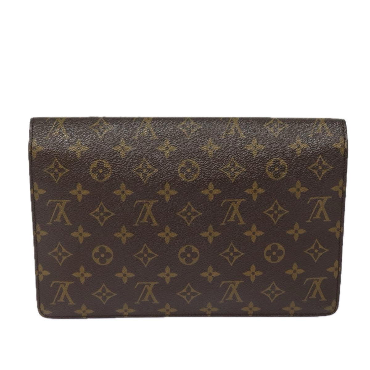 LOUIS VUITTON Monogram Ranelag Clutch Bag M51782 LV Auth 80331