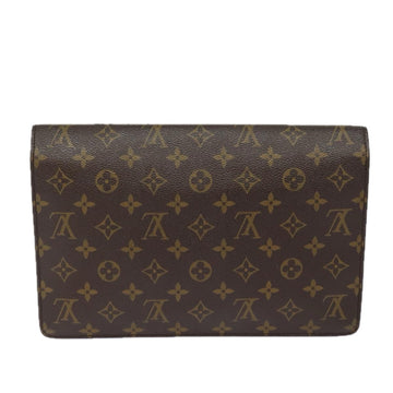 LOUIS VUITTON Monogram Ranelag Clutch Bag M51782 LV Auth 80331