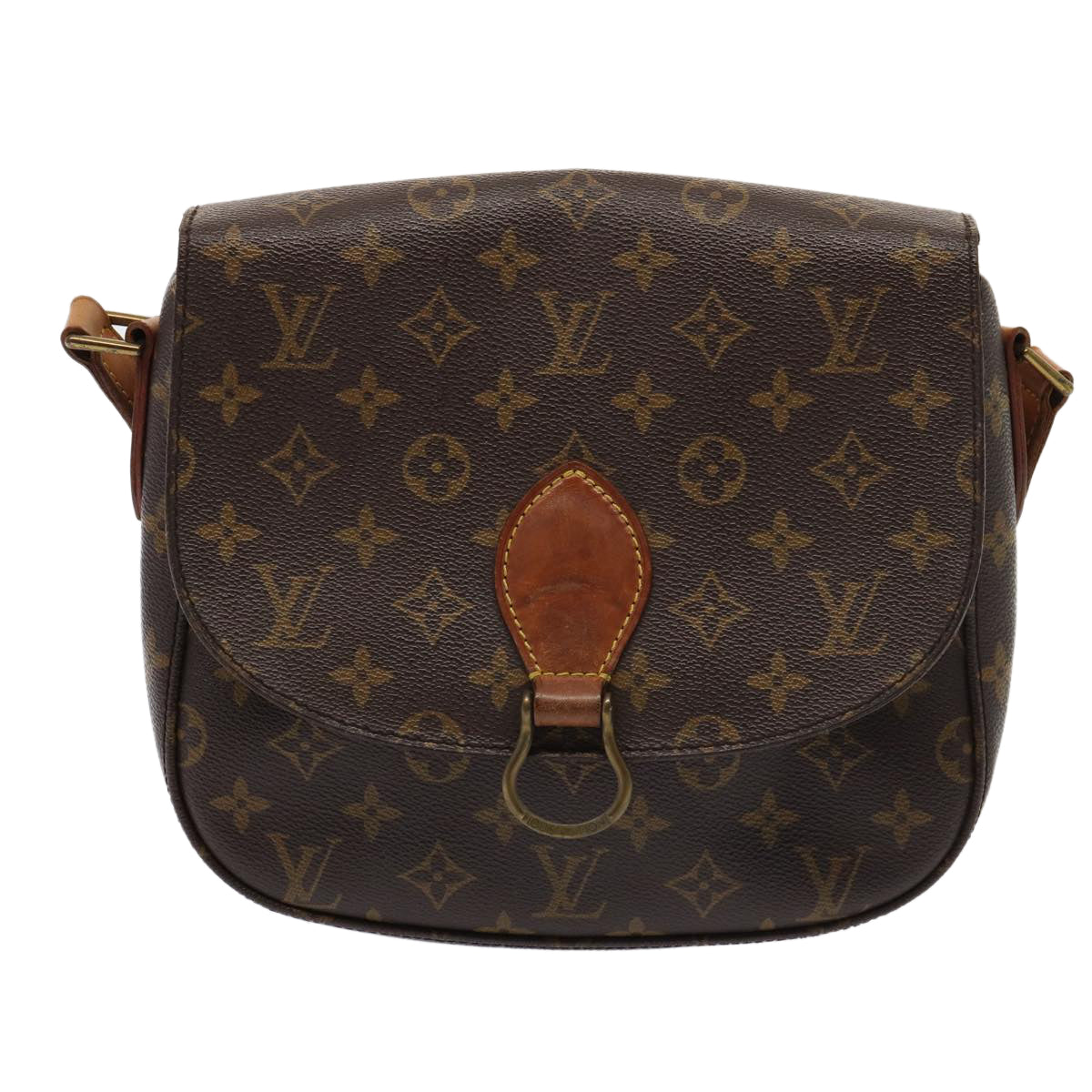 LOUIS VUITTON Monogram Saint Cloud GM Shoulder Bag M51242 LV Auth 80333