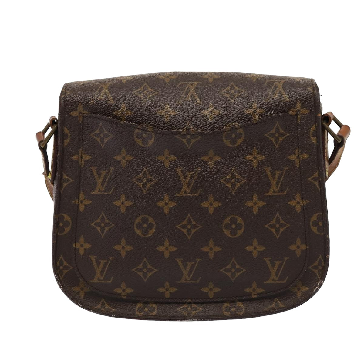 LOUIS VUITTON Monogram Saint Cloud GM Shoulder Bag M51242 LV Auth 80490