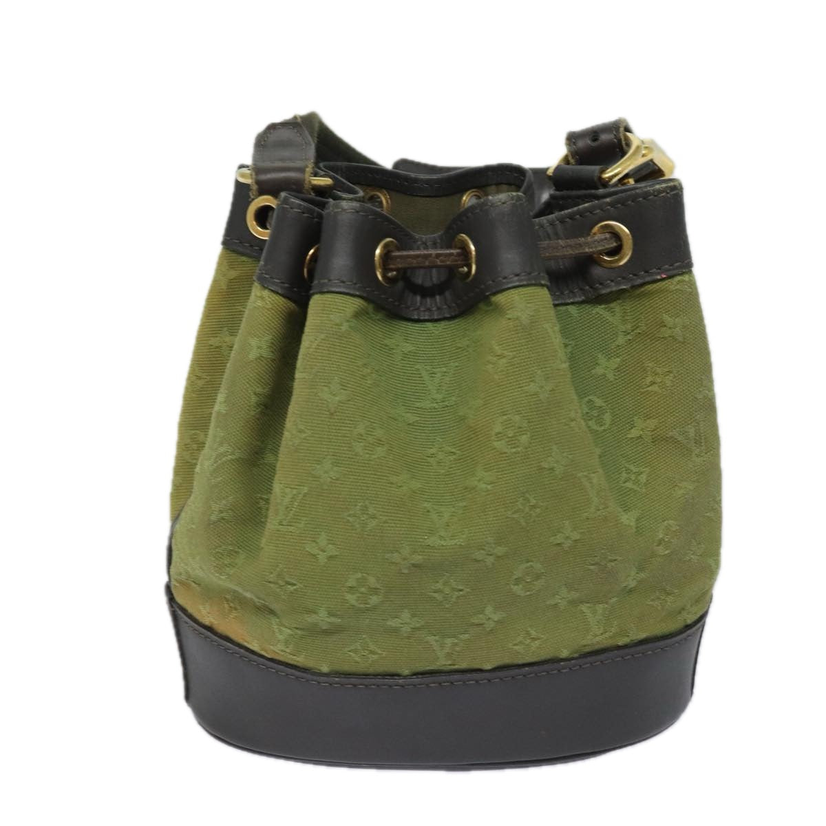 LOUIS VUITTON Monogram Mini Noelie Tote Bag TST khaki M92688 LV Auth 80531