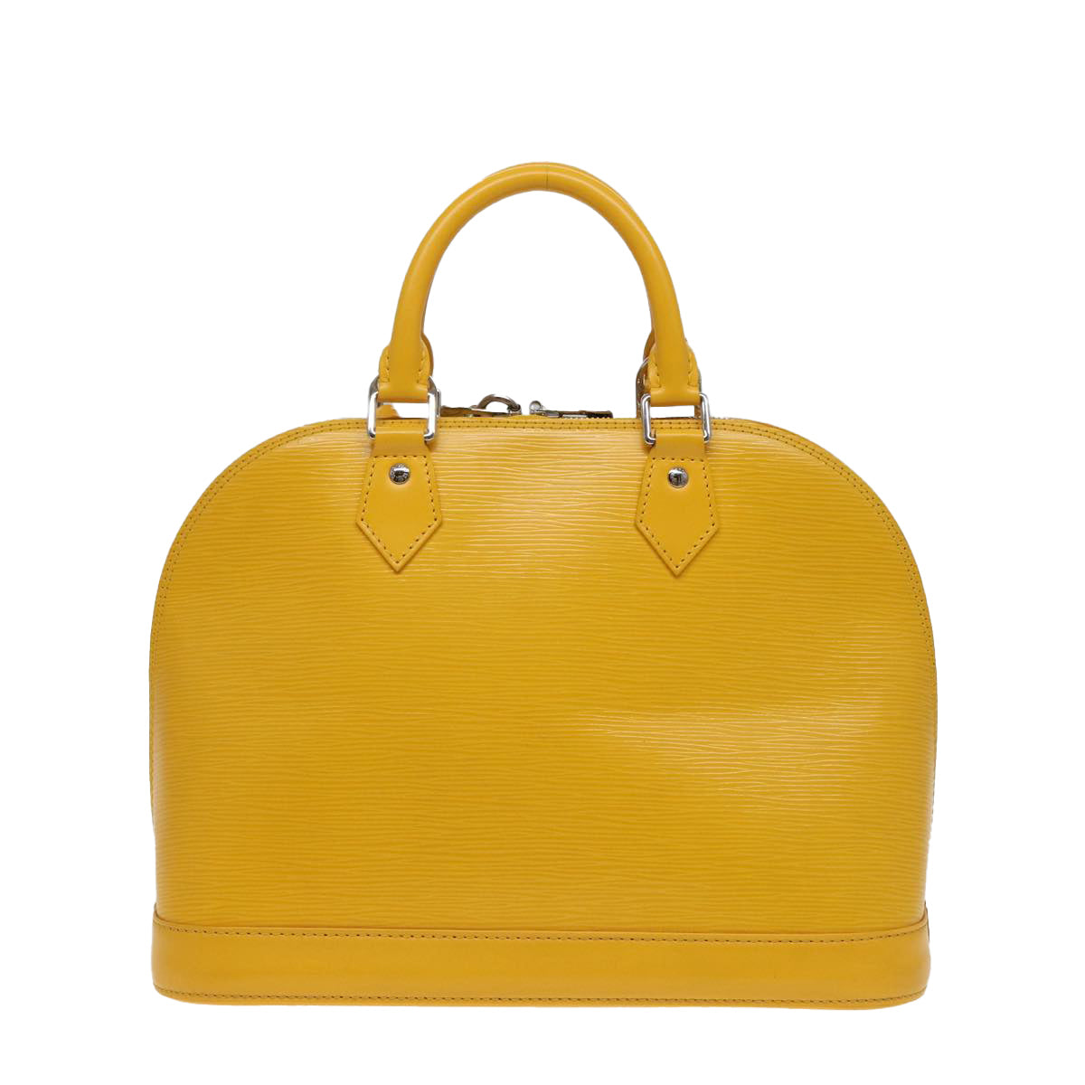 LOUIS VUITTON Epi Alma PM Hand Bag Yellow Citron M40619 LV Auth 80656