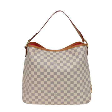 LOUIS VUITTON Damier Azur Delightful PM Shoulder Bag N41447 LV Auth 80676A