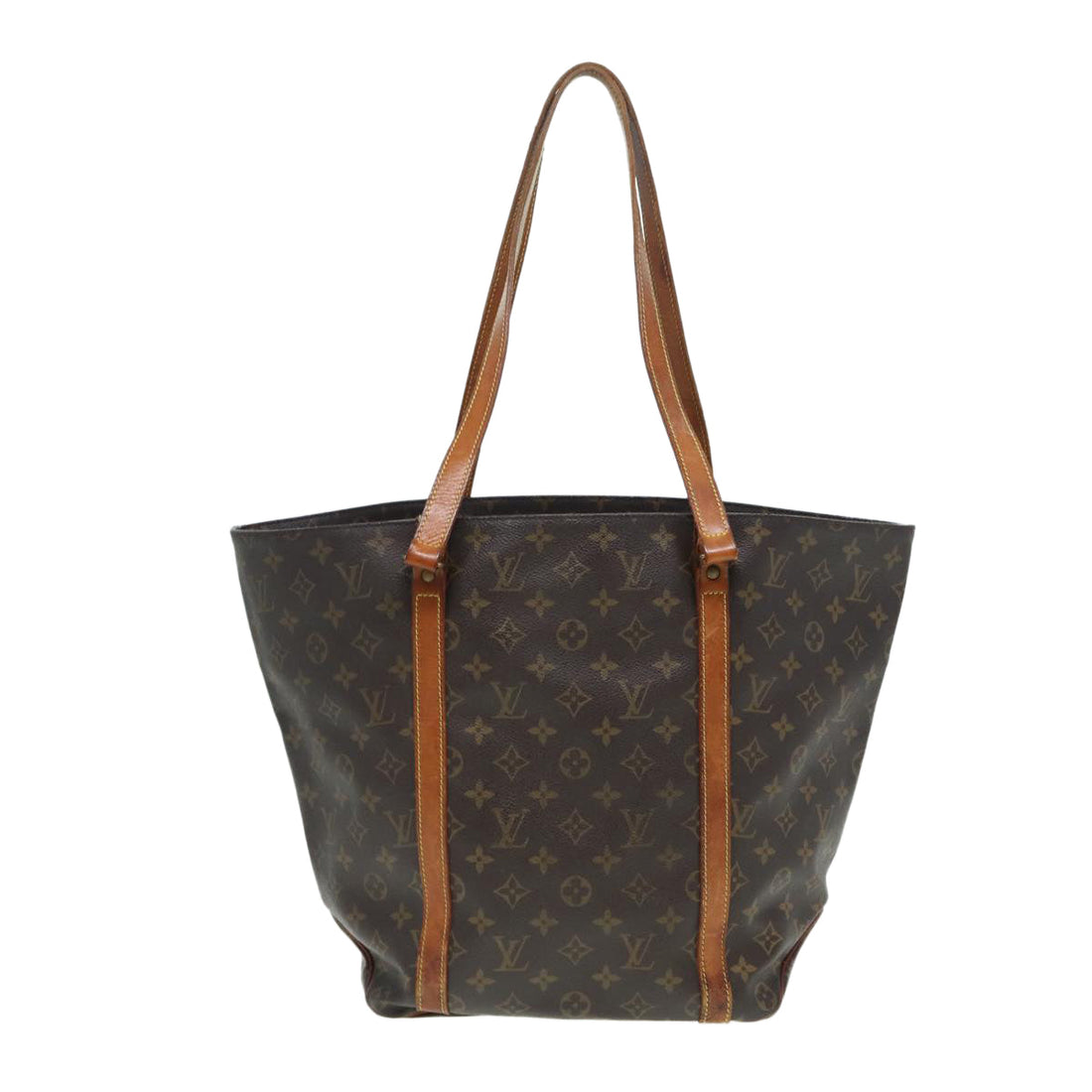 LOUIS VUITTON Monogram Sac Shopping Tote Bag M51108 LV Auth 80706