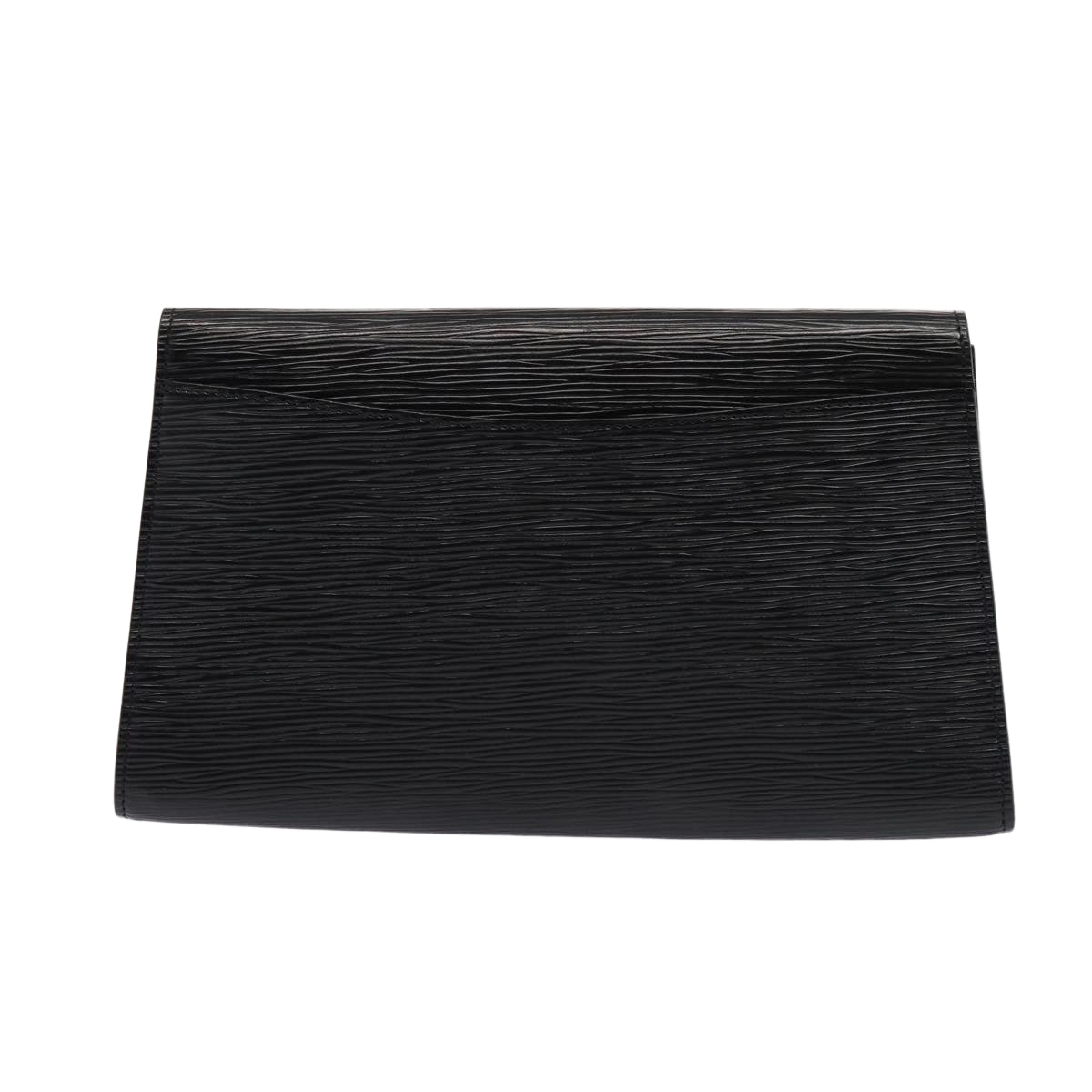 LOUIS VUITTON Epi Art Deco Clutch Bag Black M52632 LV Auth 80725