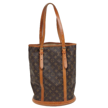 LOUIS VUITTON Monogram Bucket GM Shoulder Bag M42236 LV Auth 80757