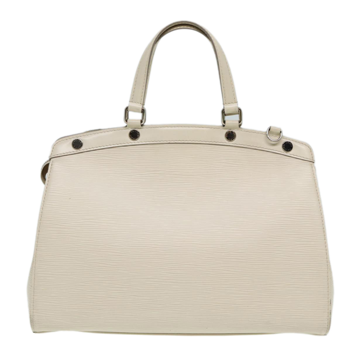 LOUIS VUITTON Epi Blair MM Hand Bag 2way White Yvoire M40330 LV Auth 80771