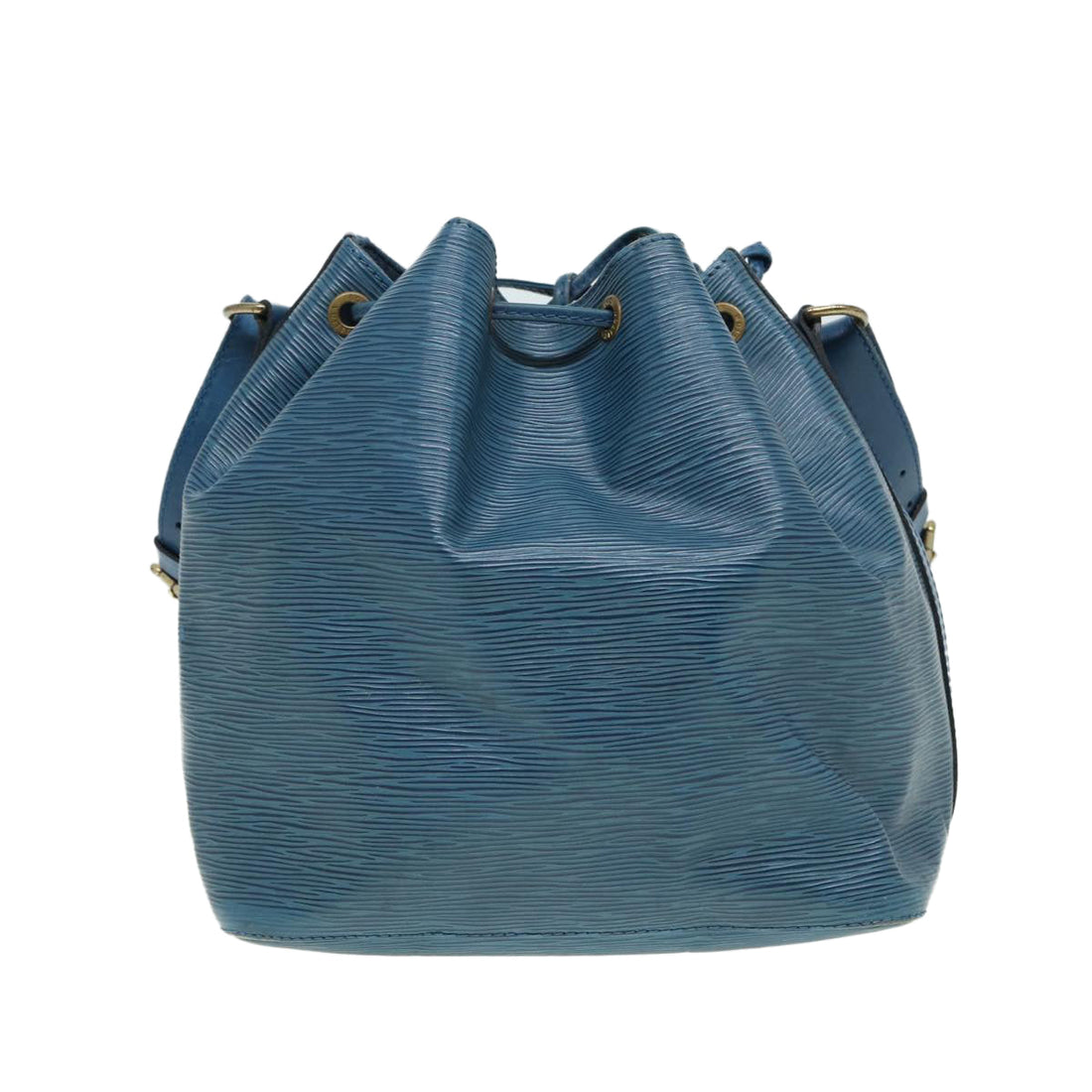 LOUIS VUITTON Epi Petit Noe Shoulder Bag Blue M44105 LV Auth 80908