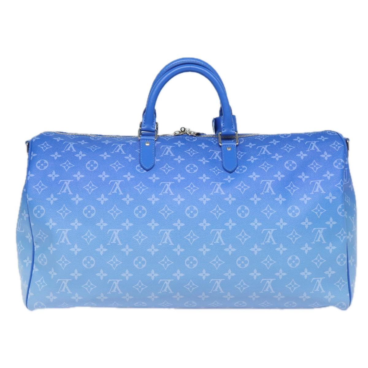 LOUIS VUITTON Monogram Clouds Keepall Bandouliere 50 Bag M45428 LV Auth 80910A