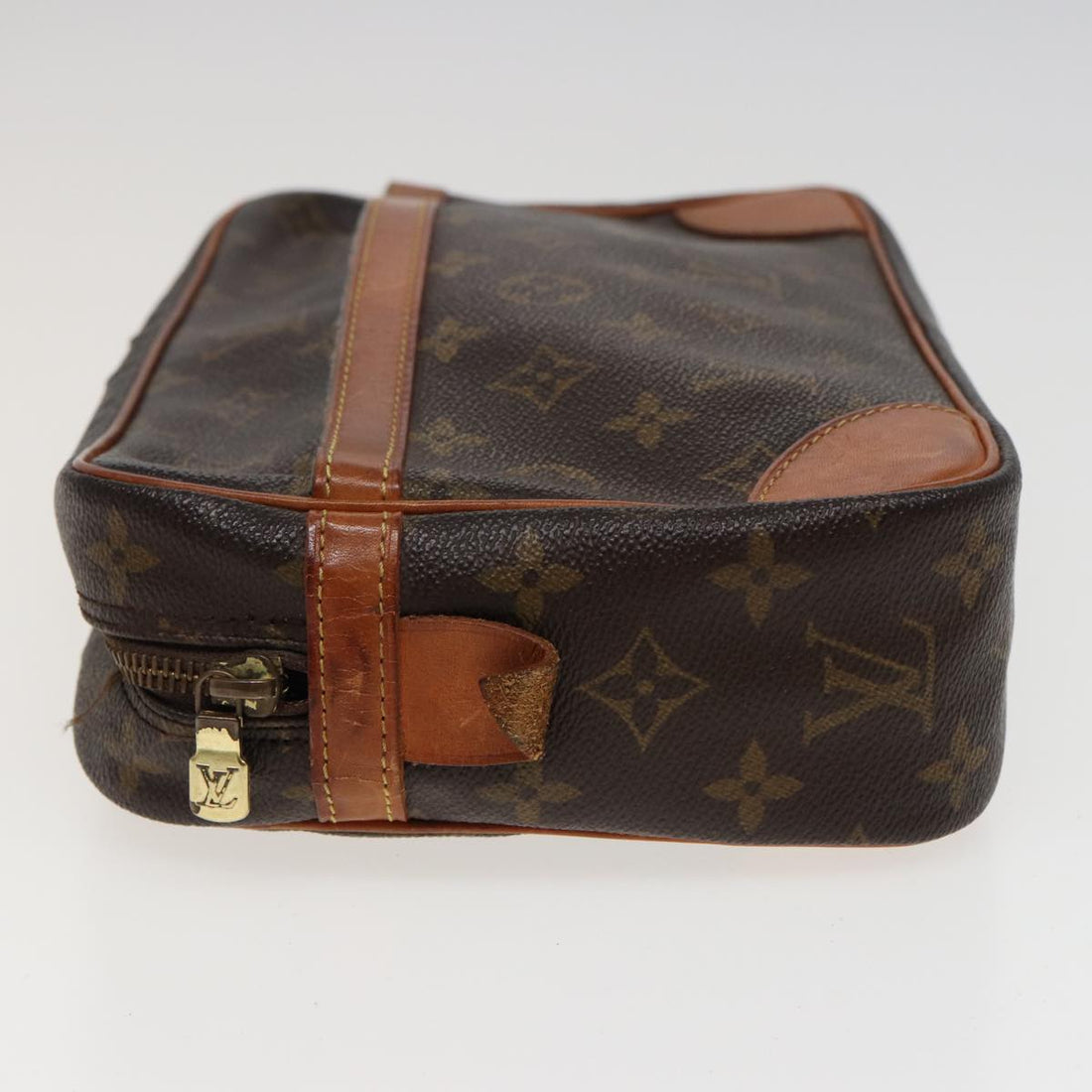 LOUIS VUITTON Monogram Compiegne 28 Clutch Bag M51845 LV Auth 80920