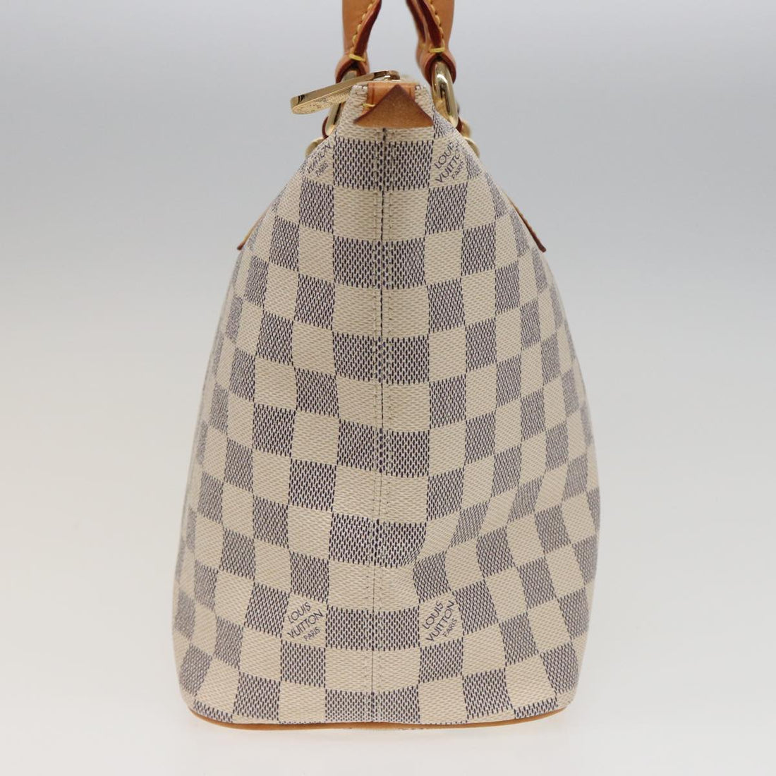 LOUIS VUITTON Damier Azur Saleya PM Tote Bag N51186 LV Auth 80985