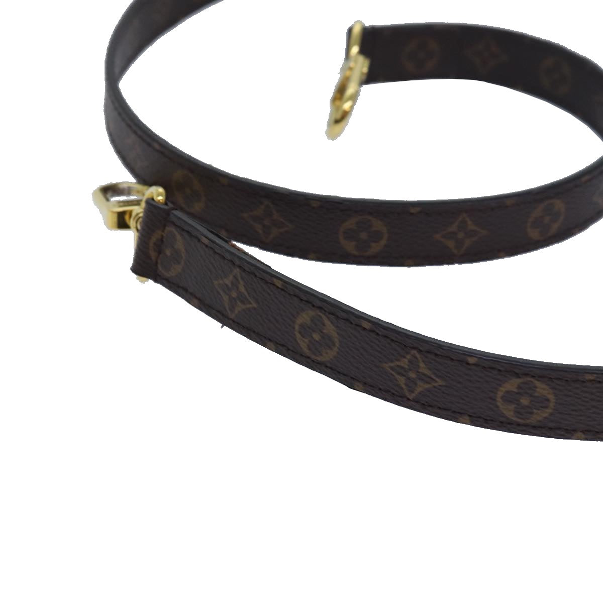 LOUIS VUITTON Monogram Adjustable Shoulder Strap 40.2"-44.9" LV Auth 81024