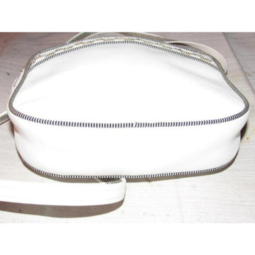 Gucci Vintage Designer Purses White Leather Cross Body Bag