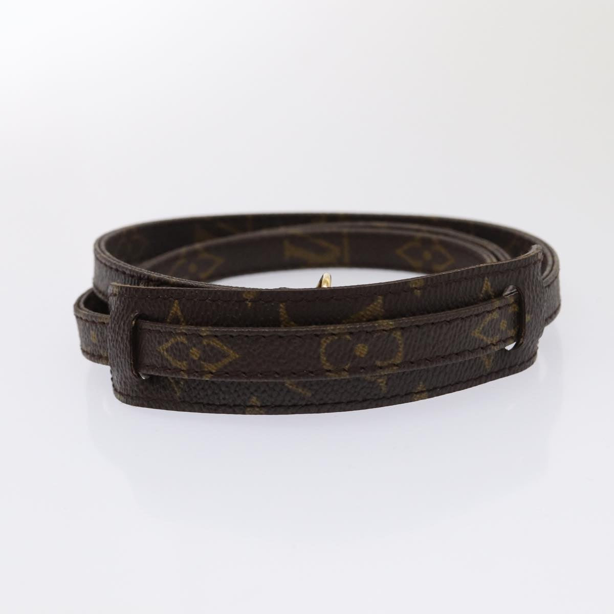 LOUIS VUITTON Monogram Shoulder Strap Vintage 46.9" LV Auth 81101