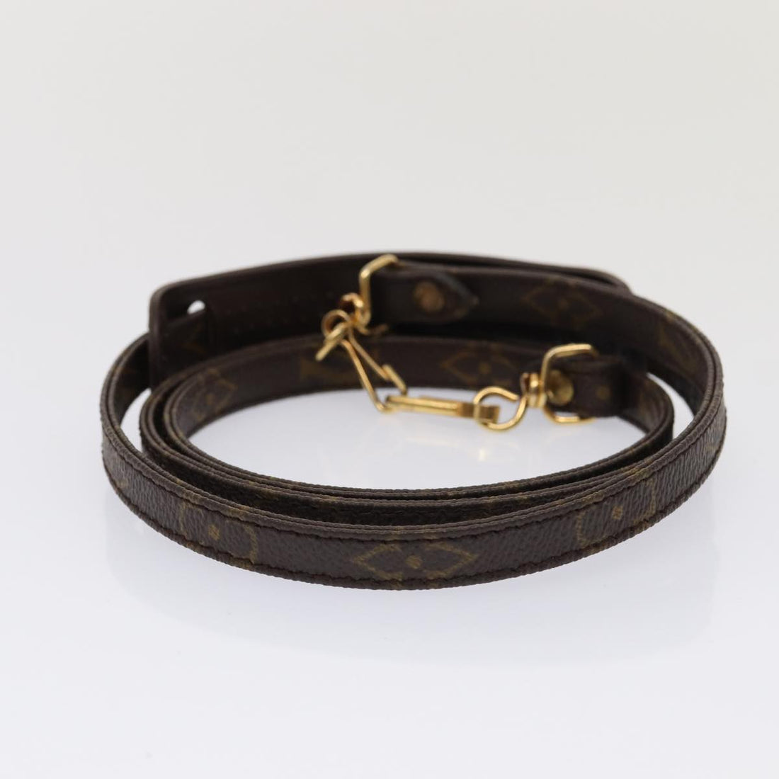 LOUIS VUITTON Monogram Shoulder Strap Vintage 46.9" LV Auth 81101