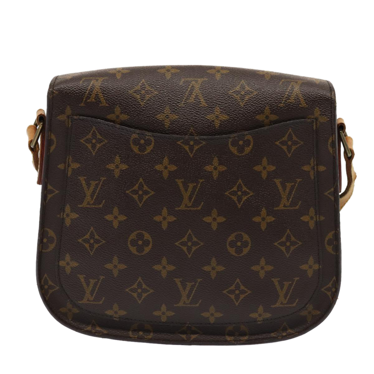LOUIS VUITTON Monogram Saint Cloud GM Shoulder Bag M51242 LV Auth 81246