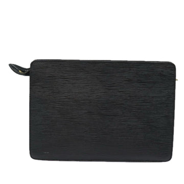 LOUIS VUITTON Epi Pochette Homme Clutch Bag Black Noir M52522 LV Auth 81255