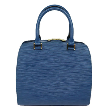 LOUIS VUITTON Epi Pont Neuf Hand Bag Blue M52055 LV Auth 81259