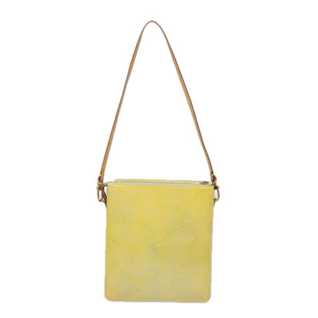 LOUIS VUITTON Monogram Vernis Motto Accessory Pouch Gris M91030 LV Auth 81270