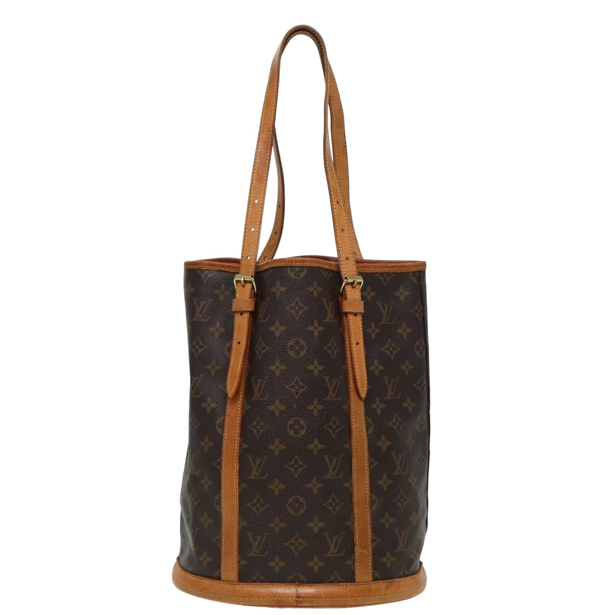 LOUIS VUITTON Monogram Bucket GM Shoulder Bag M42236 LV Auth 81285
