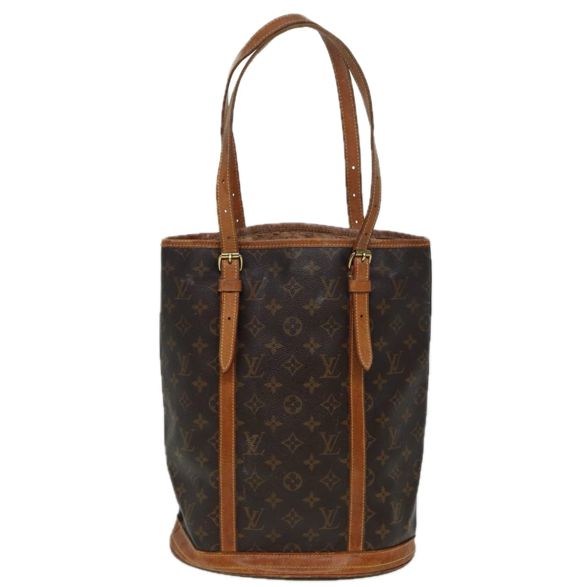 LOUIS VUITTON Monogram Bucket GM Shoulder Bag M42236 LV Auth 81287