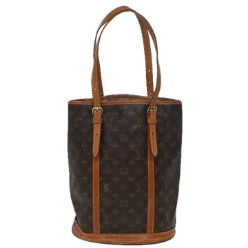 LOUIS VUITTON Monogram Bucket GM Shoulder Bag M42236 LV Auth 81287