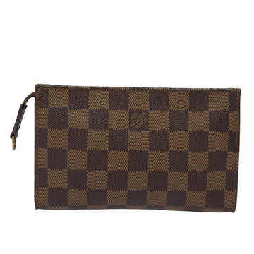 LOUIS VUITTON Damier Ebene Marais Pouch LV Auth 81353