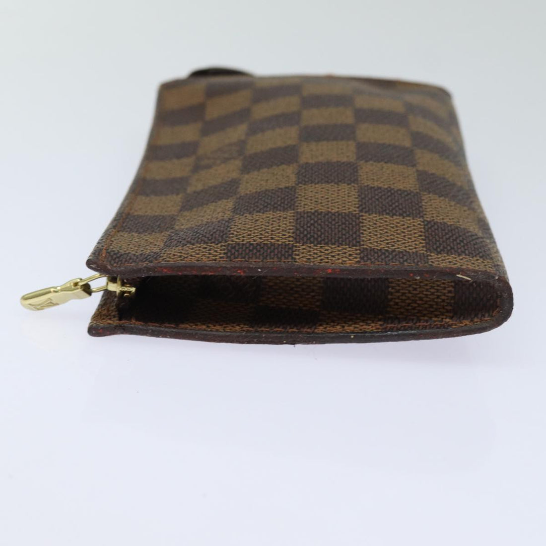 LOUIS VUITTON Damier Ebene Marais Pouch LV Auth 81353
