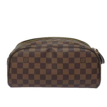 LOUIS VUITTON Damier Ebene Trousse Toilette King Size Pouch N47527 Auth 81413A