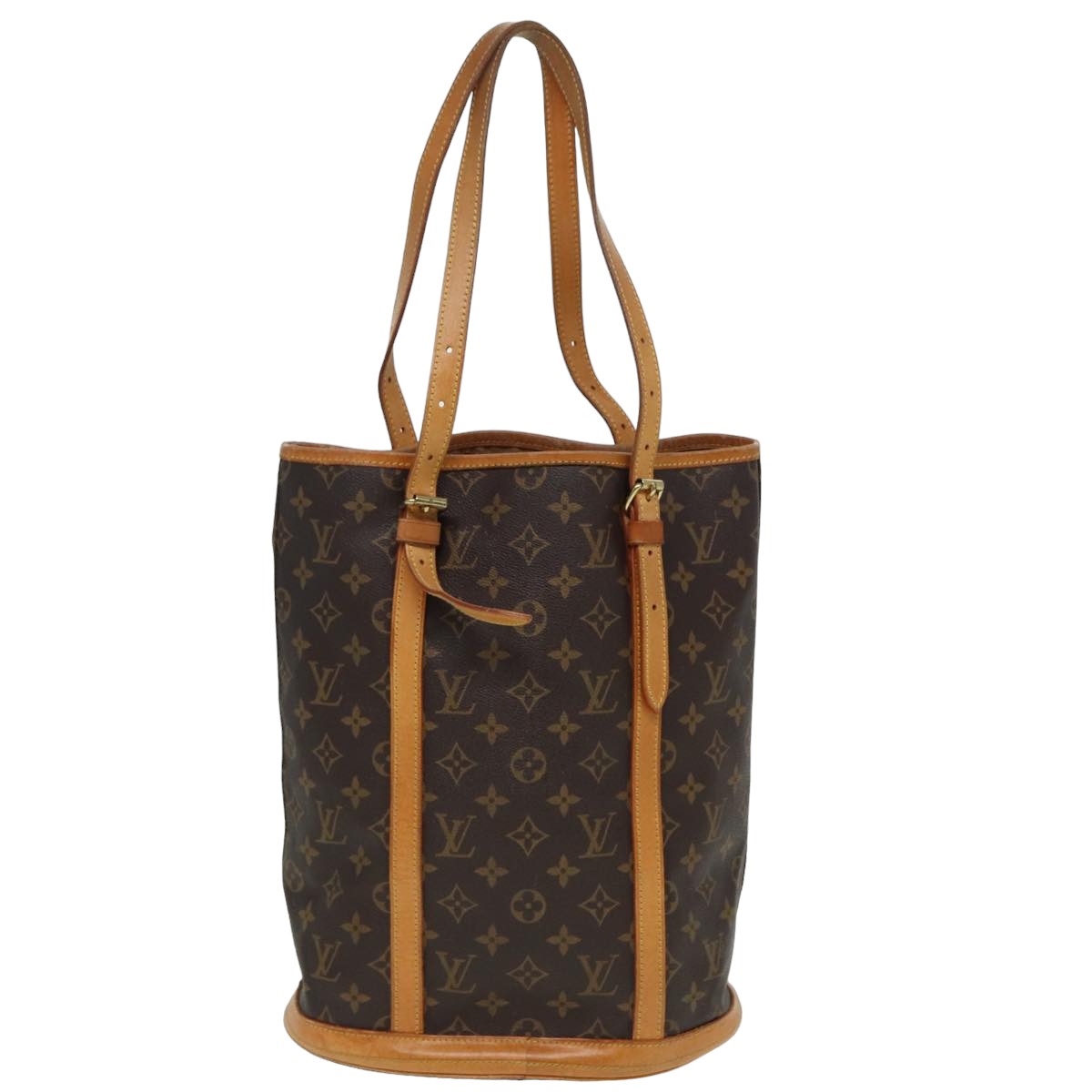 LOUIS VUITTON Monogram Bucket GM Shoulder Bag M42236 LV Auth 81429