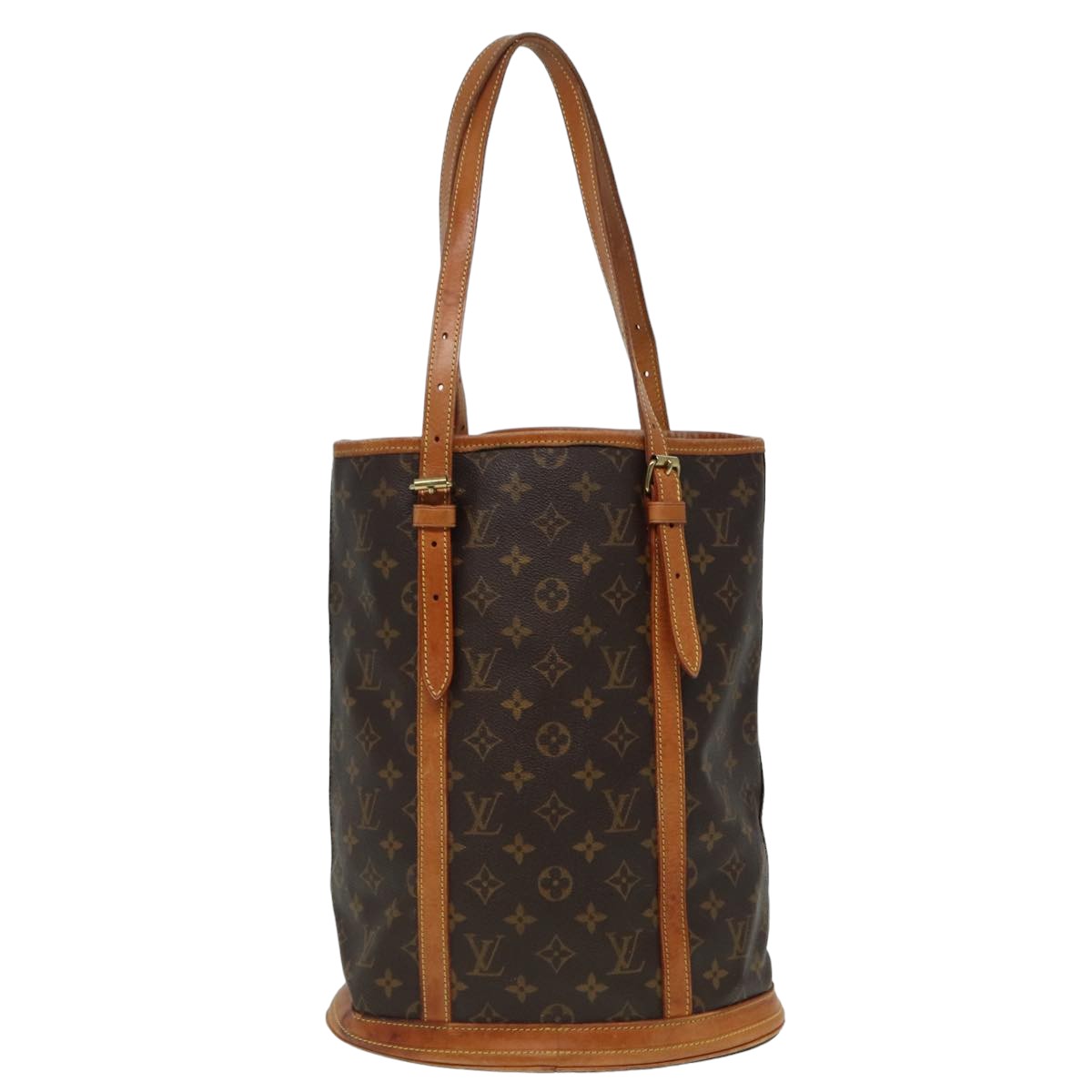 LOUIS VUITTON Monogram Bucket GM Shoulder Bag M42236 LV Auth 81430