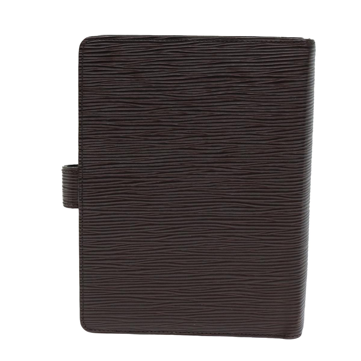 LOUIS VUITTON Epi Agenda MM Day Planner Cover Mocha R2004D LV Auth 81487