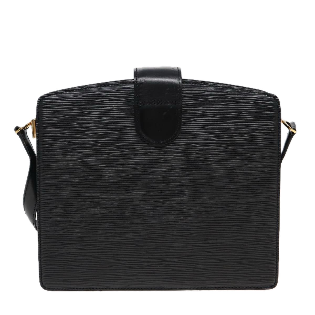 LOUIS VUITTON Epi Capuchin Shoulder Bag Black M52342 LV Auth 81535