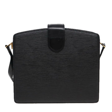 LOUIS VUITTON Epi Capuchin Shoulder Bag Black M52342 LV Auth 81535