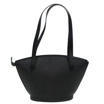 LOUIS VUITTON Epi Saint Jacques Powanie Long Bag Black M52332 LV Auth 81566