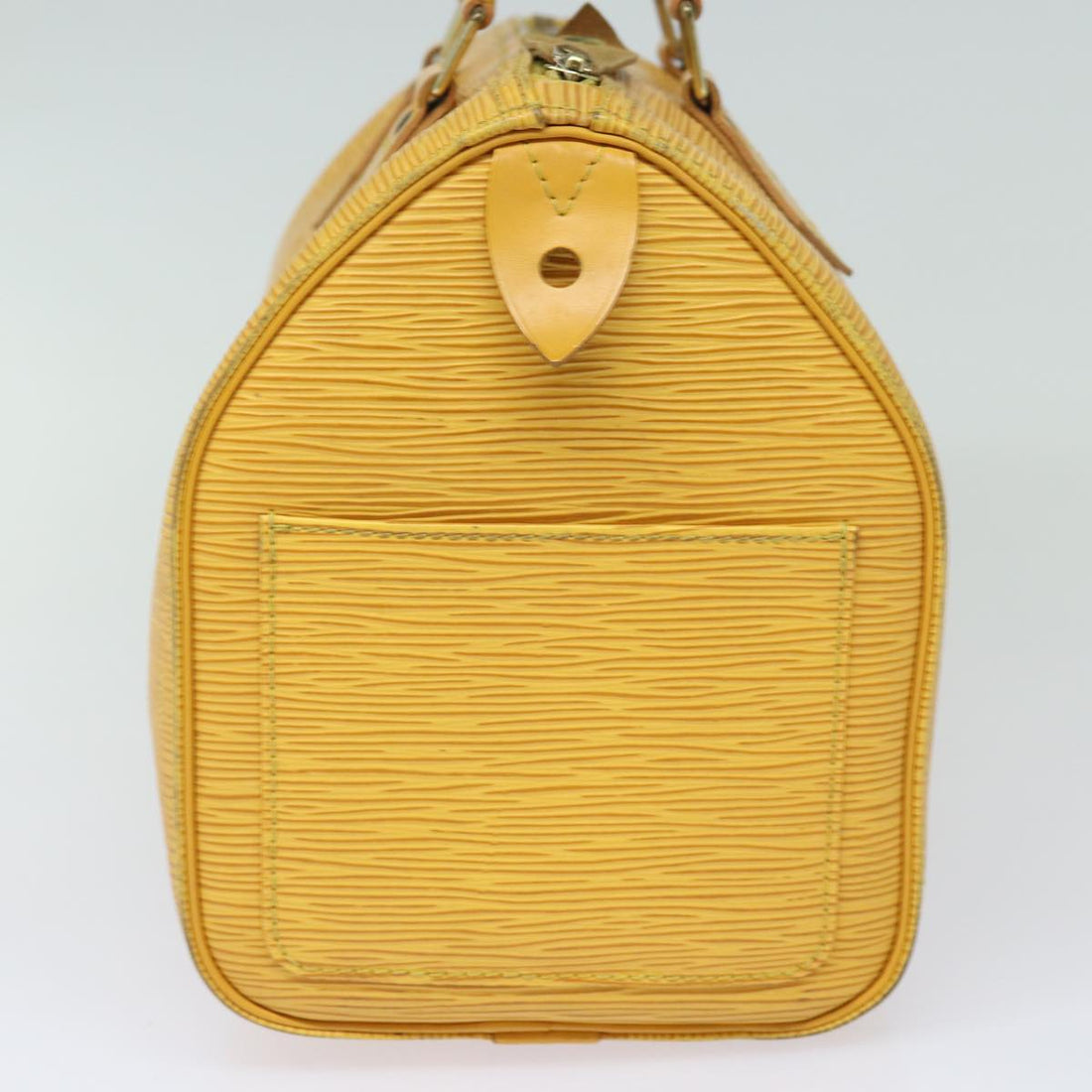 LOUIS VUITTON Epi Speedy 25 Hand Bag Tassili Yellow M43019 LV Auth 81569