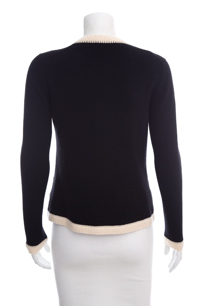 Chanel Black & White Cardigan SZ 36