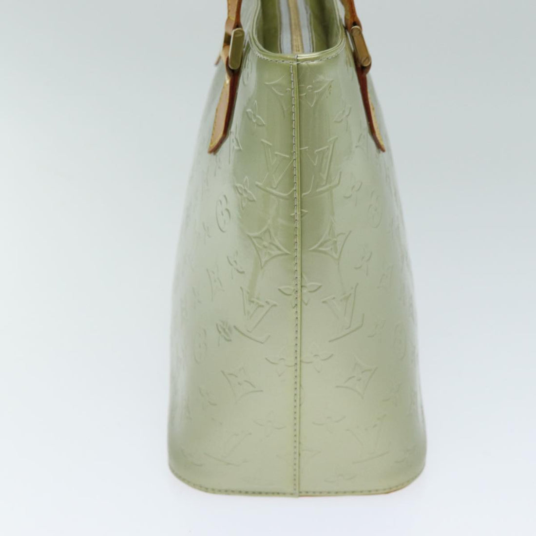 LOUIS VUITTON Monogram Vernis Houston Hand Bag Gris M91053 LV Auth 81722